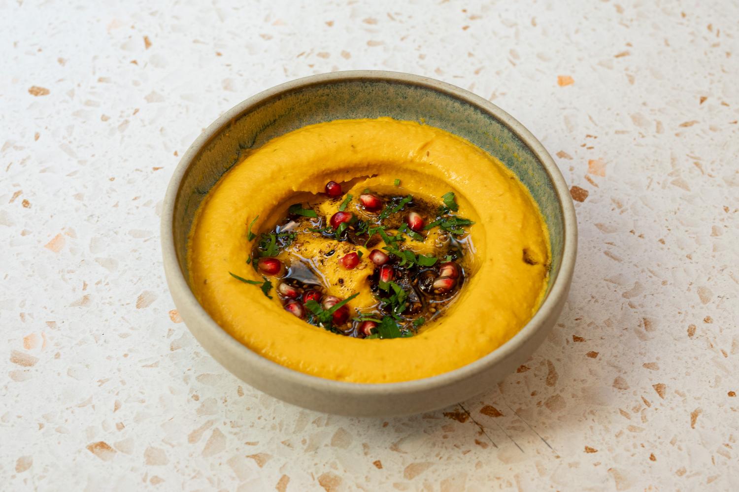Turmeric Carrot Hummus 