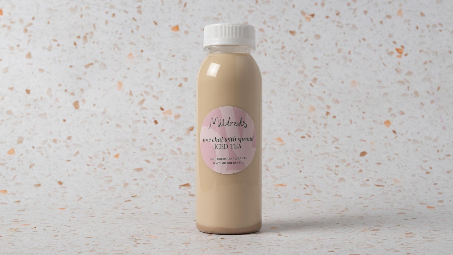 Rose chai with sproud