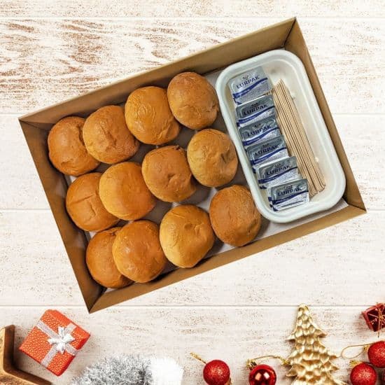 Brioche Bread Roll (Box of 12)