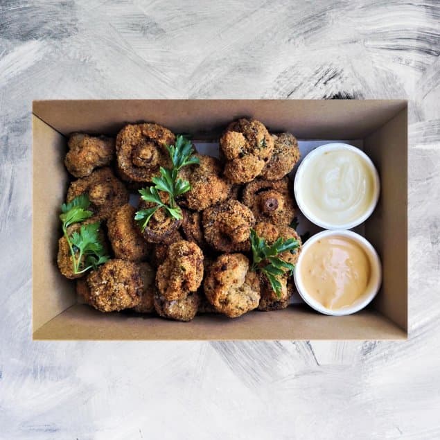 Crumbed Spiced Mushroom (Platter of 20)