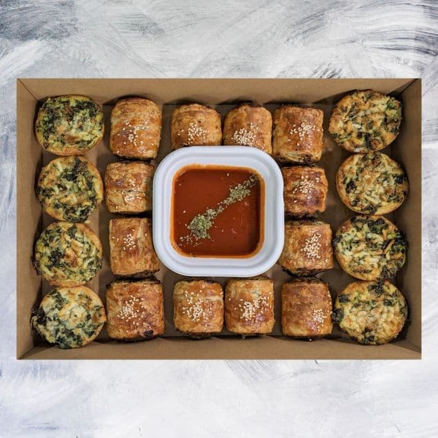 Vege Roll & Quiche Collection (Box of 20)