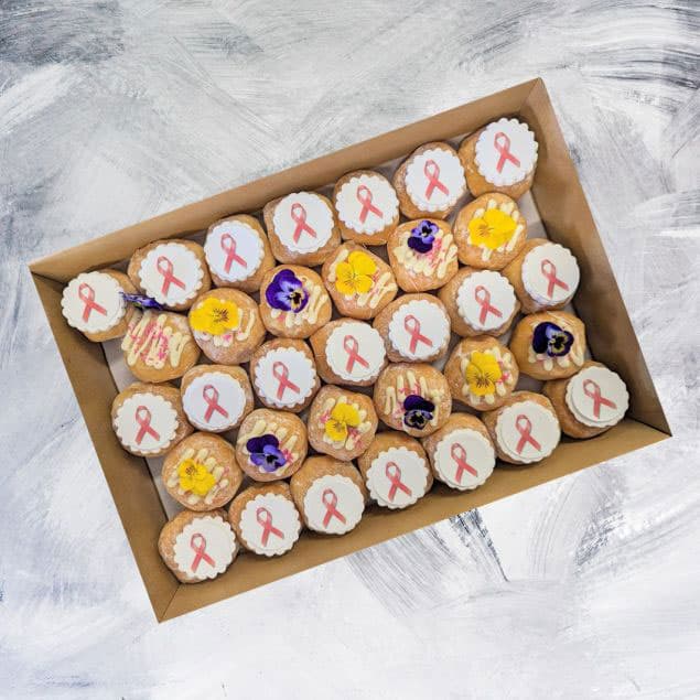 Limited Edition Think Pink! Donut (Platter of 33)