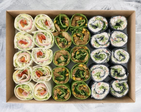 Gourmet Wrap Platter (30 Pieces)
