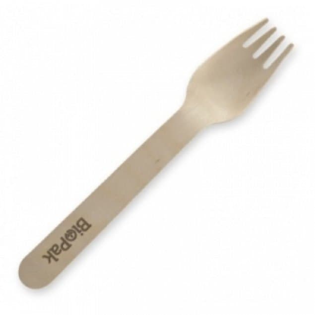 BioPak Wooden Fork (10 Pack)