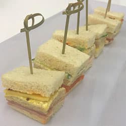 Vegetarian Ribbon Sandwich