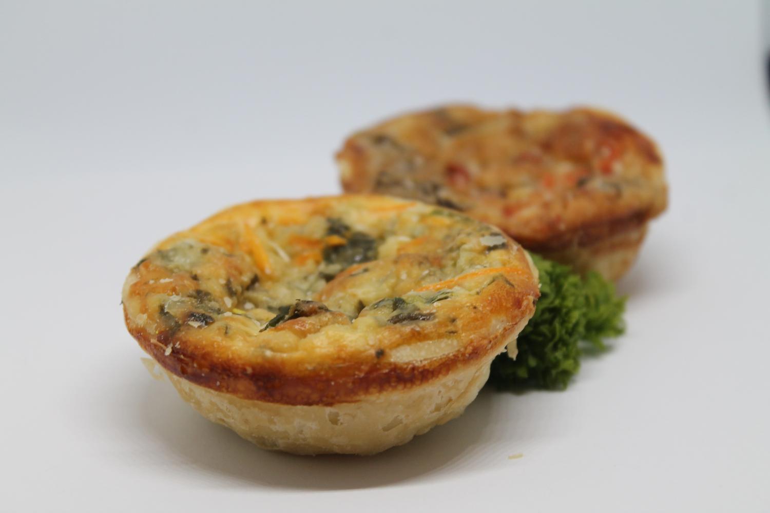 Gourmet Quiche Platter (24 Pieces)