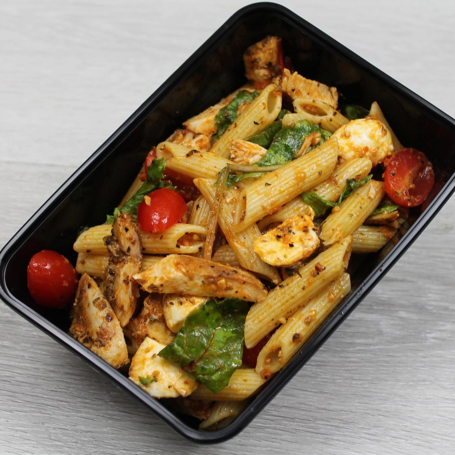 Chicken Pesto Pasta Salad