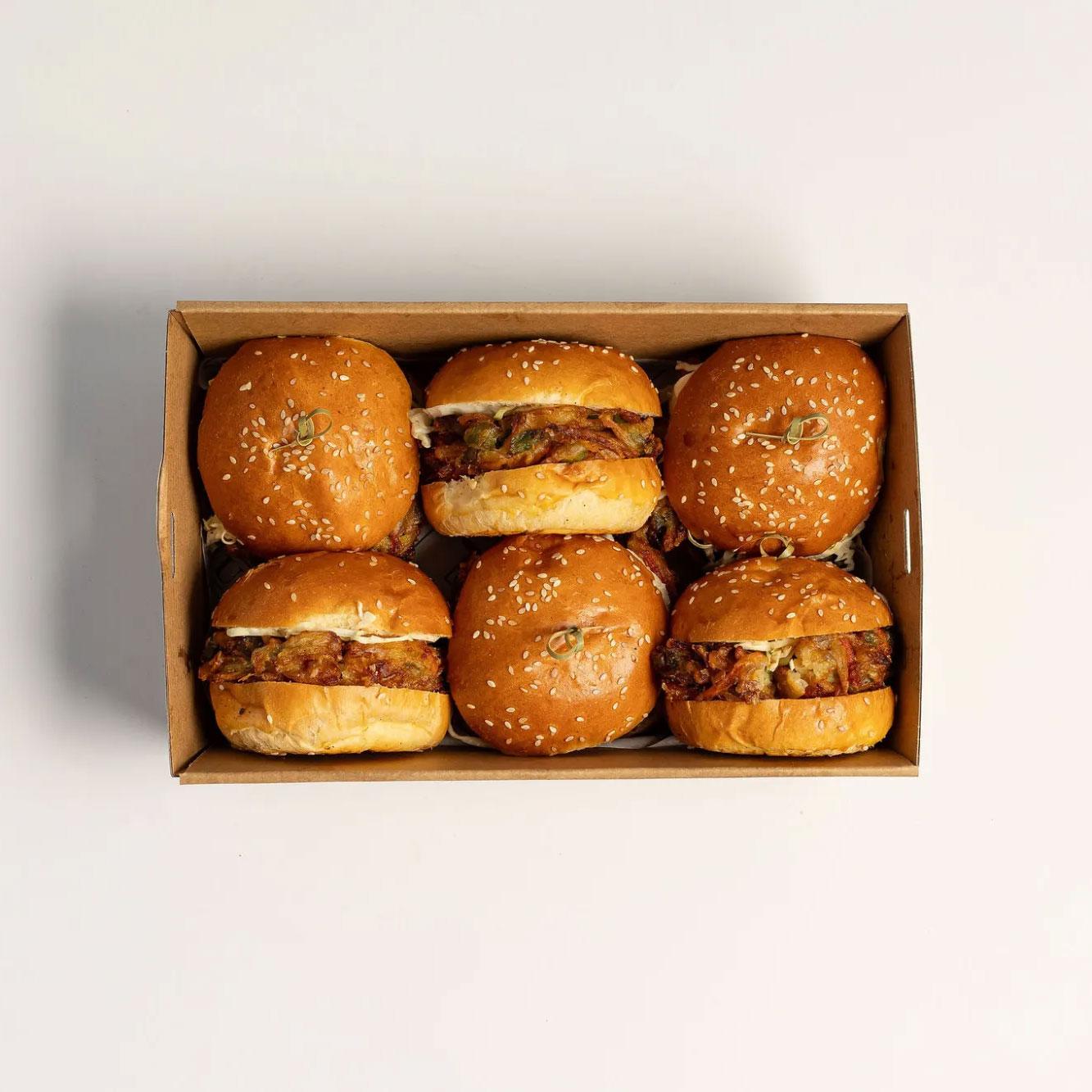 Tempura Veggie Katsu Sliders