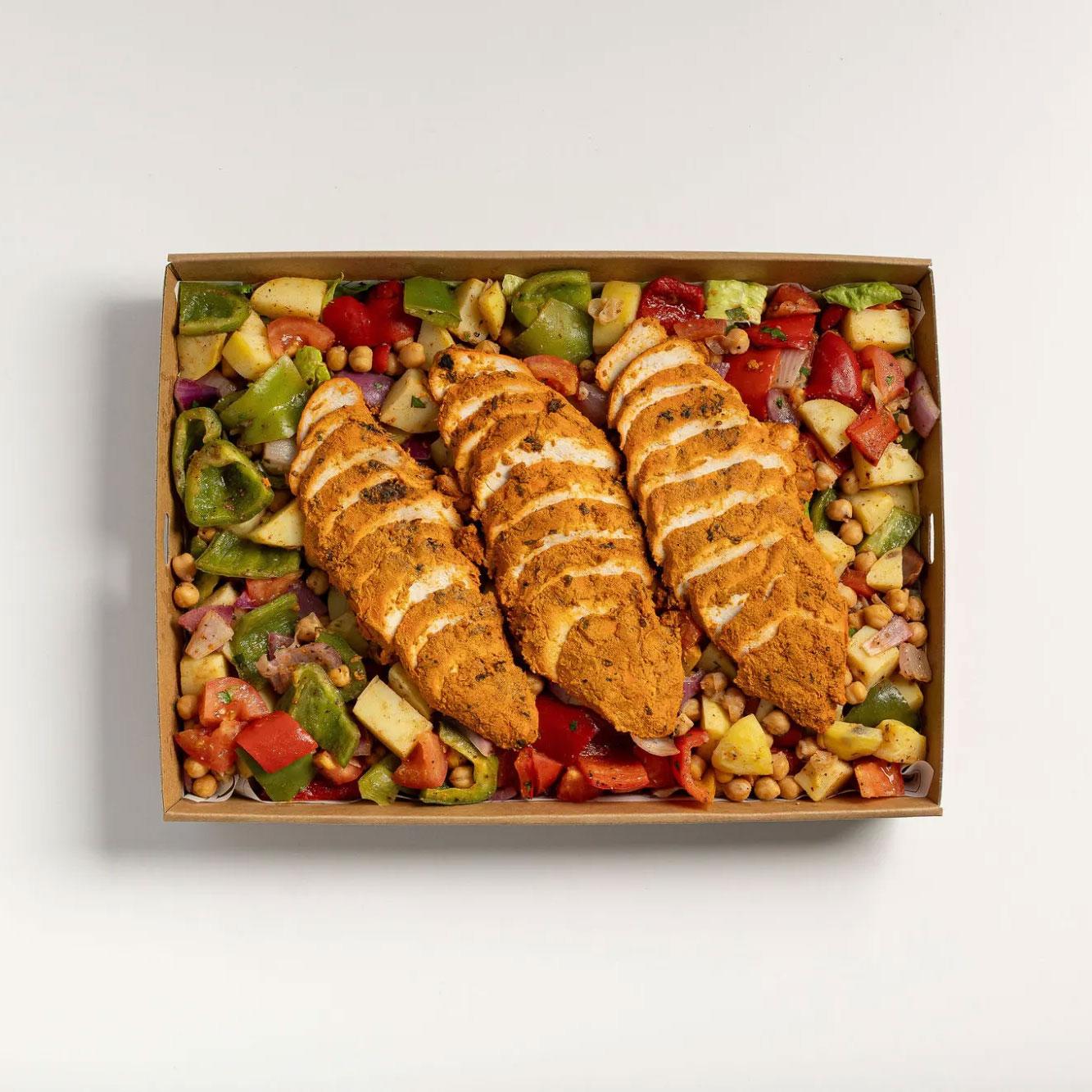 Tandoori Chicken Salad, Shared Tray