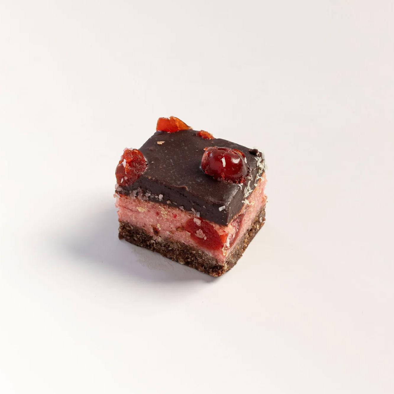 Cherry Chocolate Coconut Slice (Per Piece)