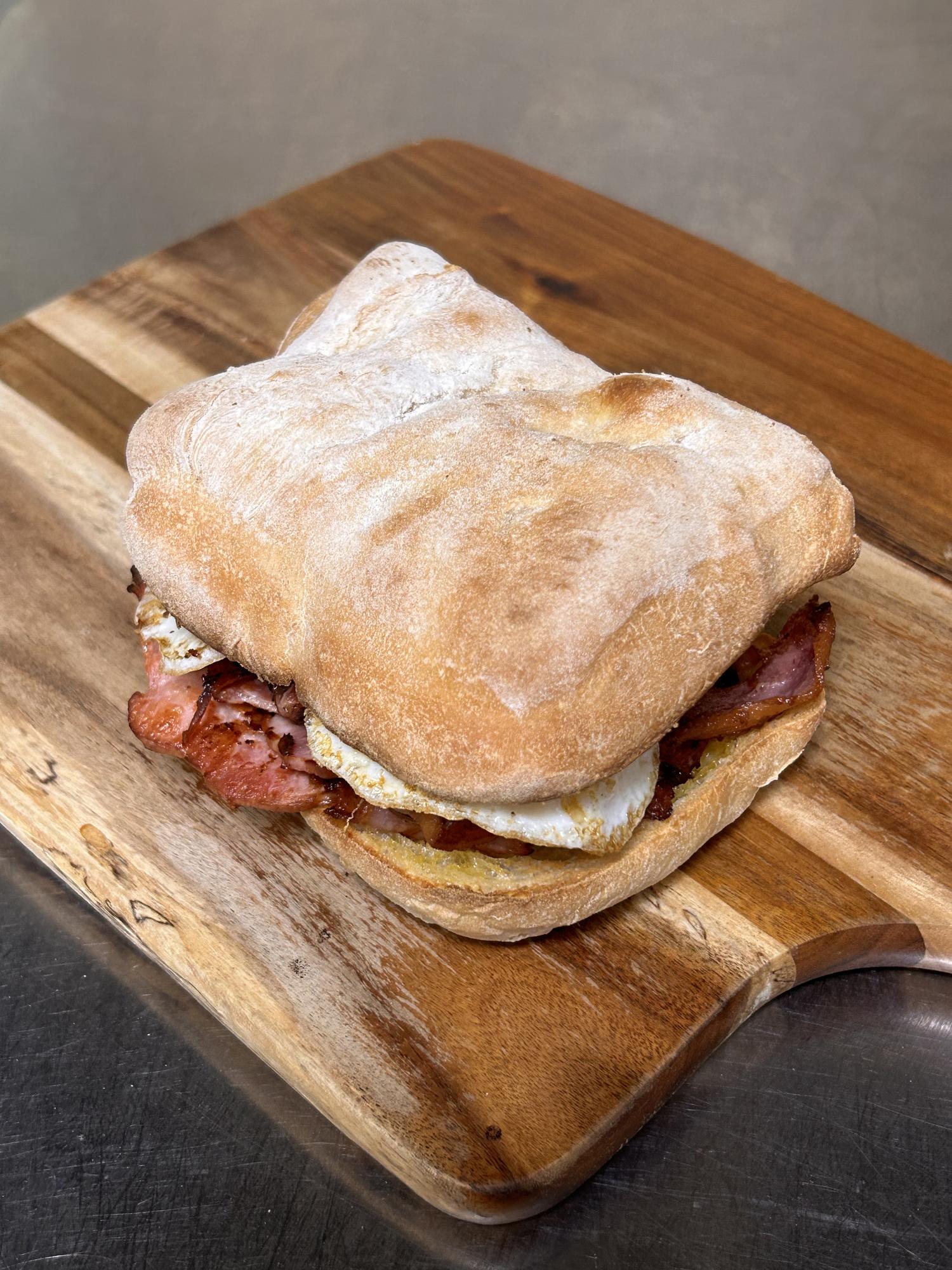 Bacon and Egg Breakfast Roll