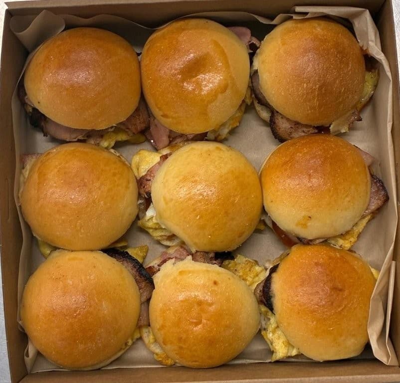 Mini Bacon & Egg Roll Platter (Medium)