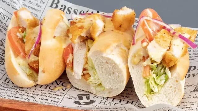 White Bread Breakfast Baguette