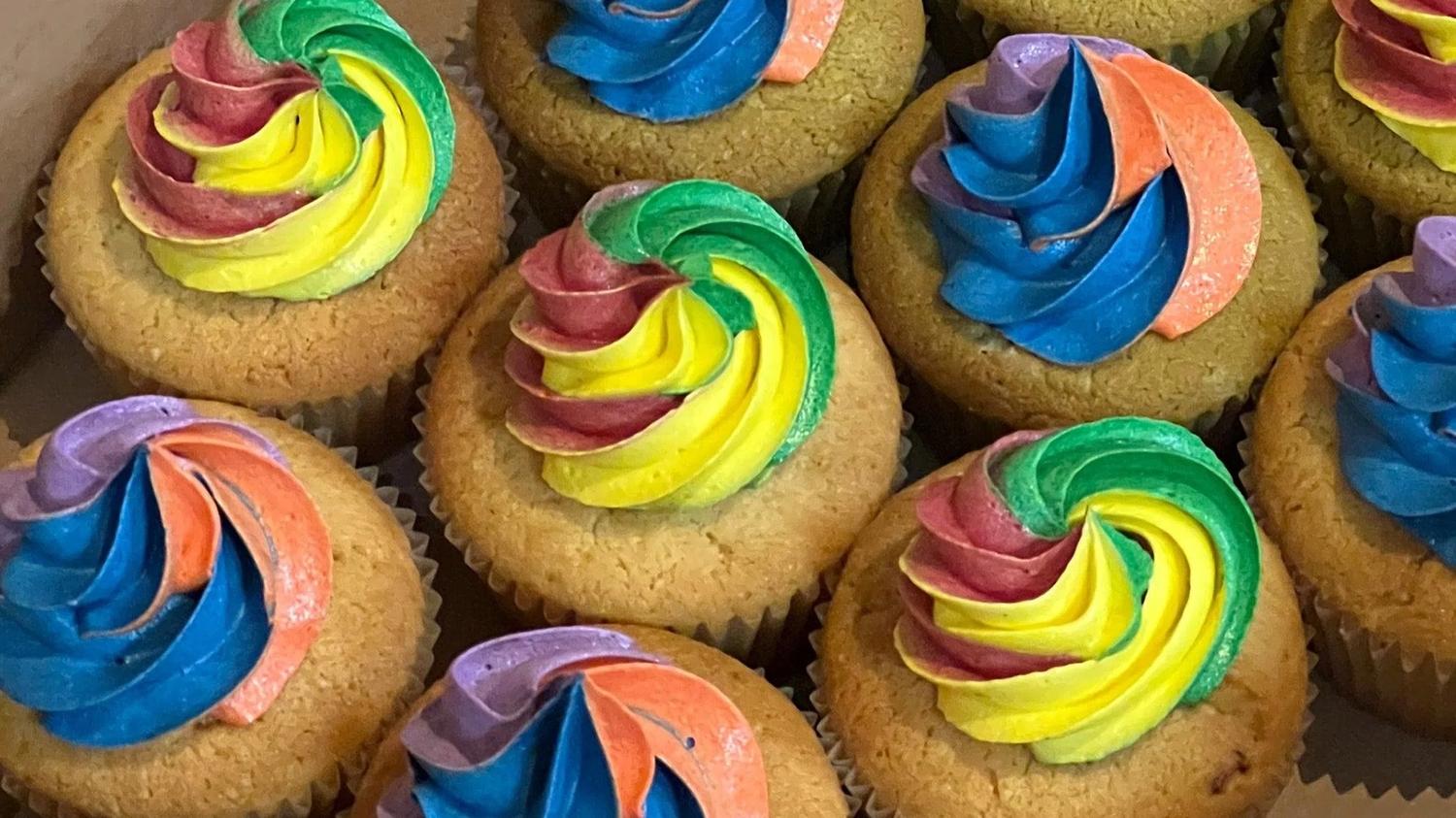 Standard Rainbow Cupcake