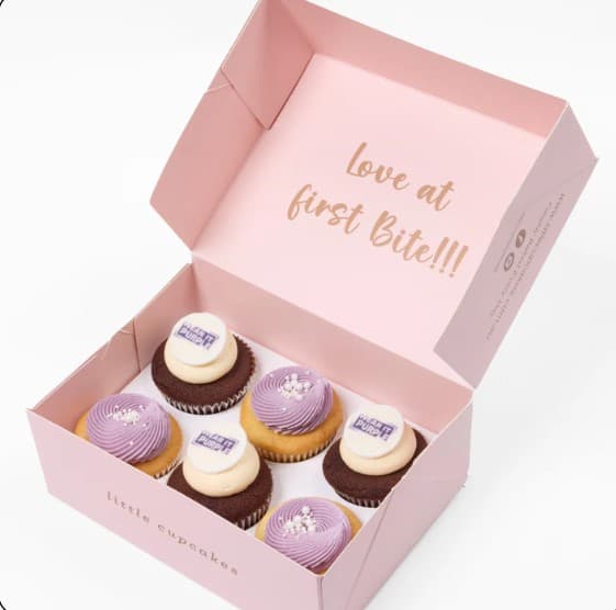 Wear It Purple Day Cupcakes (Standard - 6 Pieces)