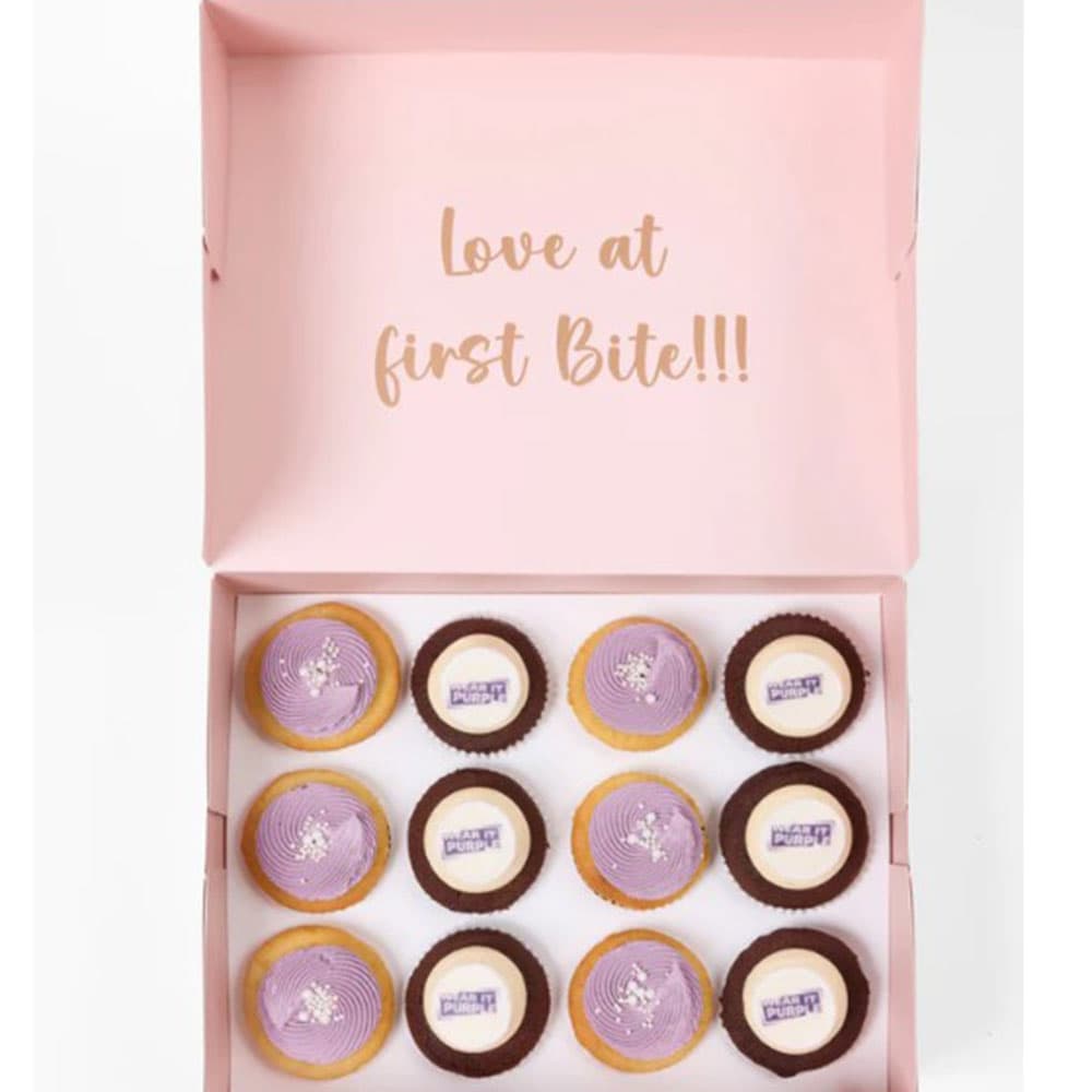 Wear It Purple Day Cupcakes (Standard - 12 Pieces)
