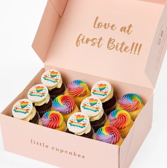 PRIDE Themed Cupcakes (Minis - 12 Pieces)