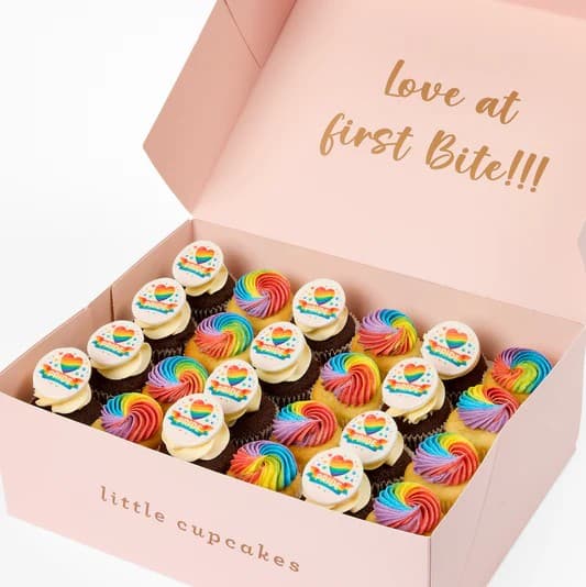 PRIDE Themed Cupcakes (Minis - 24 Pieces)