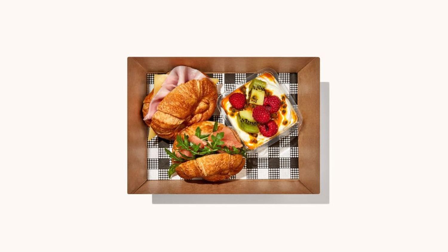 Croissant (2), Pressed Yoghurt Fruit Cup