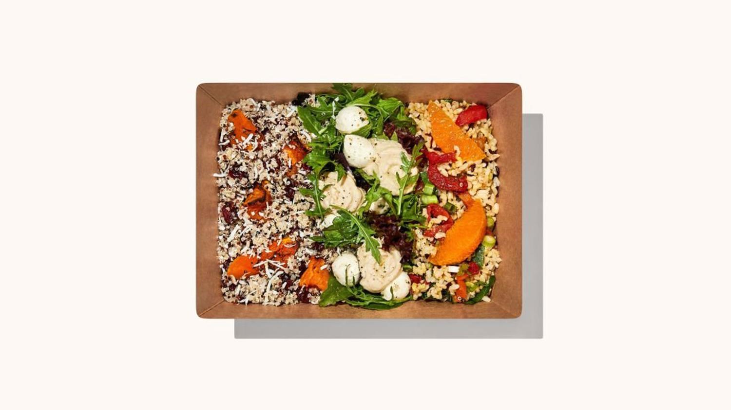 Treat Yourself - Rainbow Quinoa Salad & Brown Rice