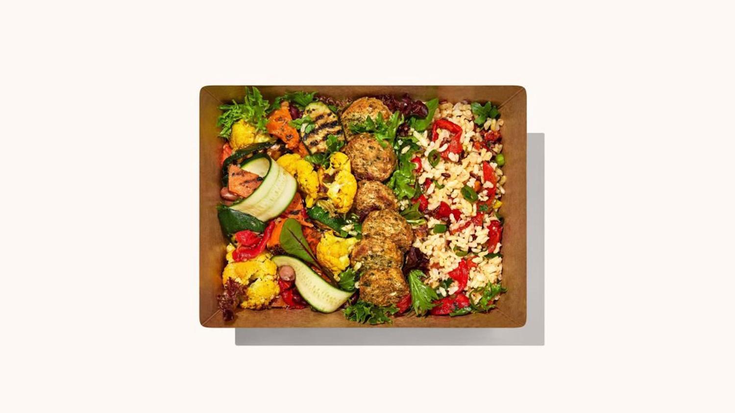 Hearty-Grilled Vegetable Quinoa Salad & Brown Rice