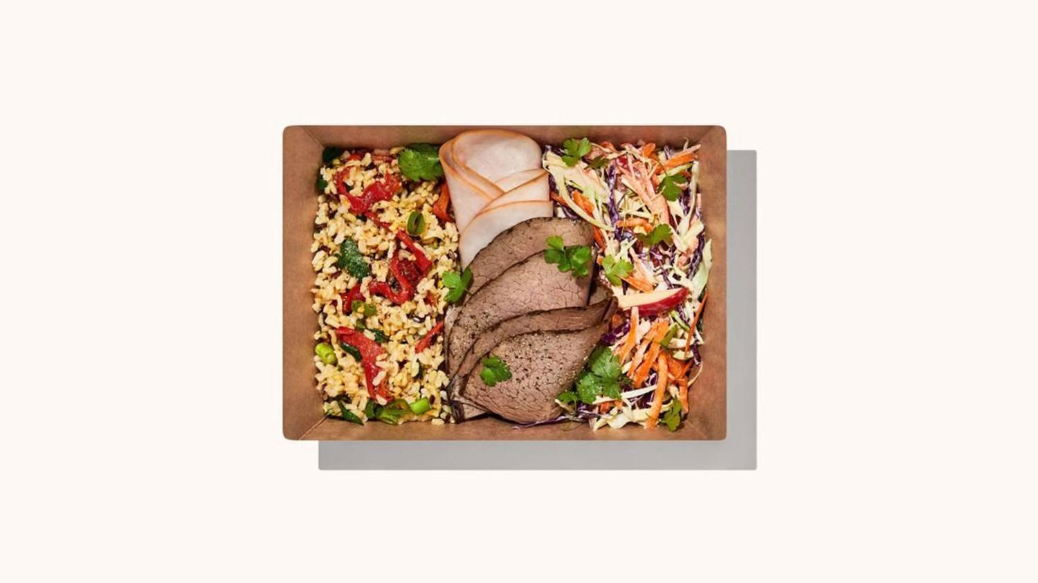 Coleslaw Salad & Brown Rice Salad