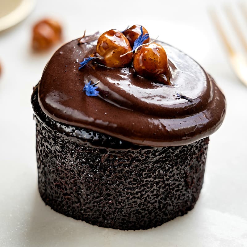 Hazelnut Chocolate Ganache (Individual Cake)