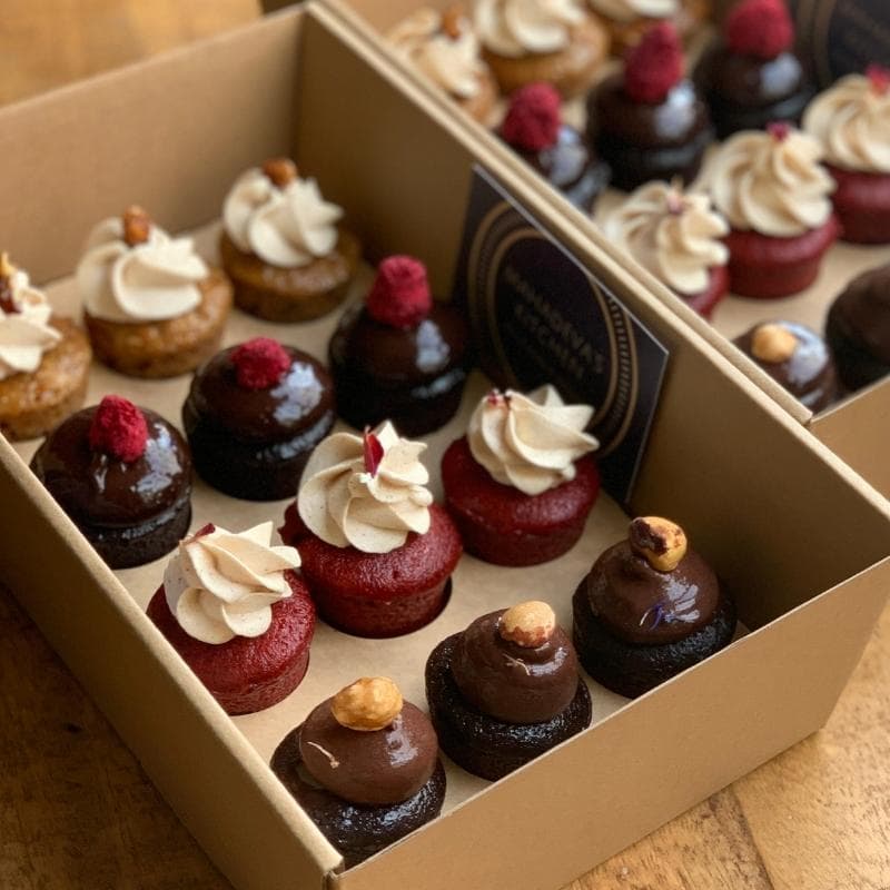 Assorted Petit Four Cakes Box