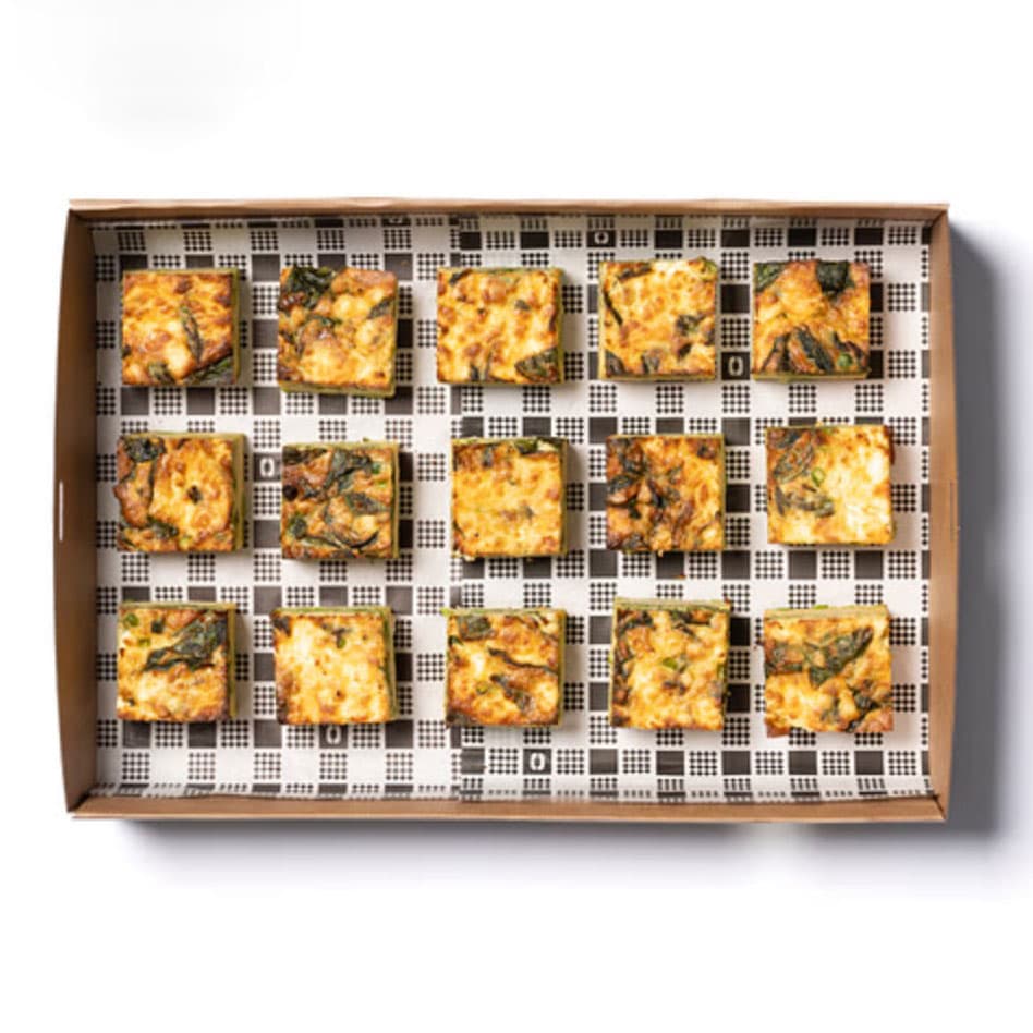 Pumpkin, Spinach, Peas & Feta Frittata (Box of 15)