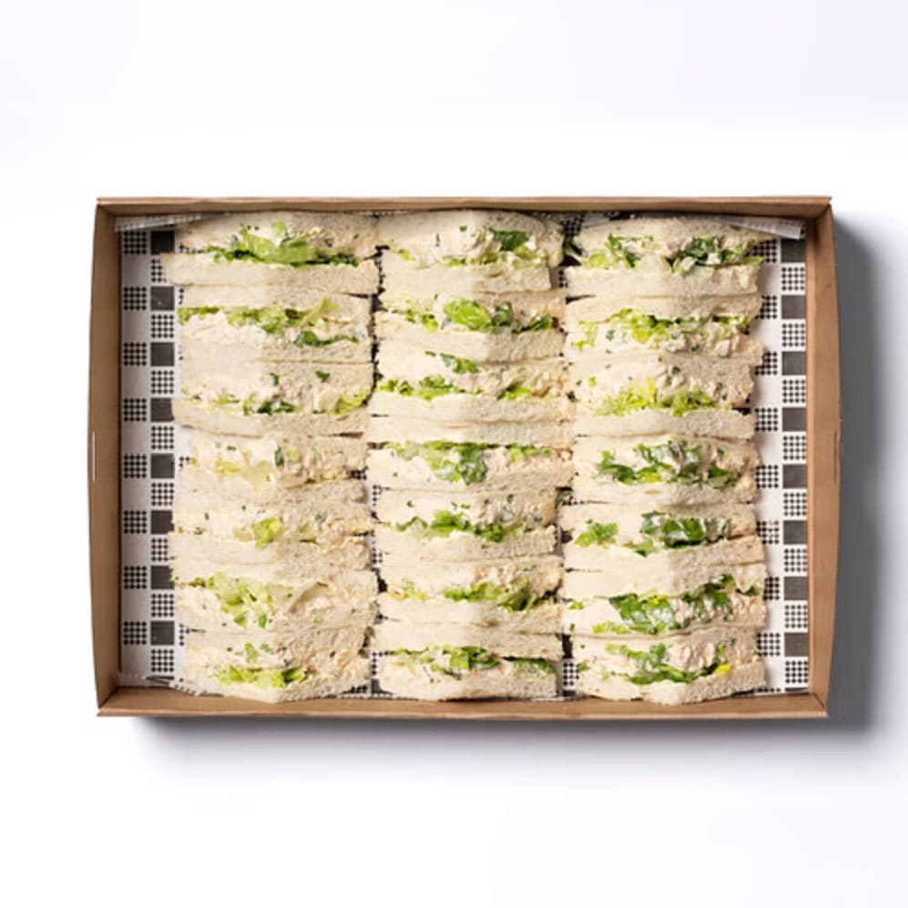 Chopped Egg Sandwich Platter