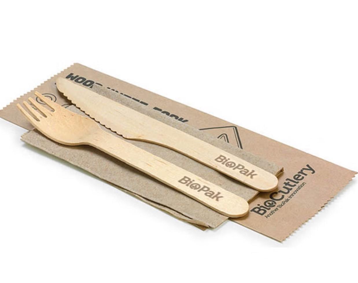 Add-On: Biopak Cutlery & Napkin Pack