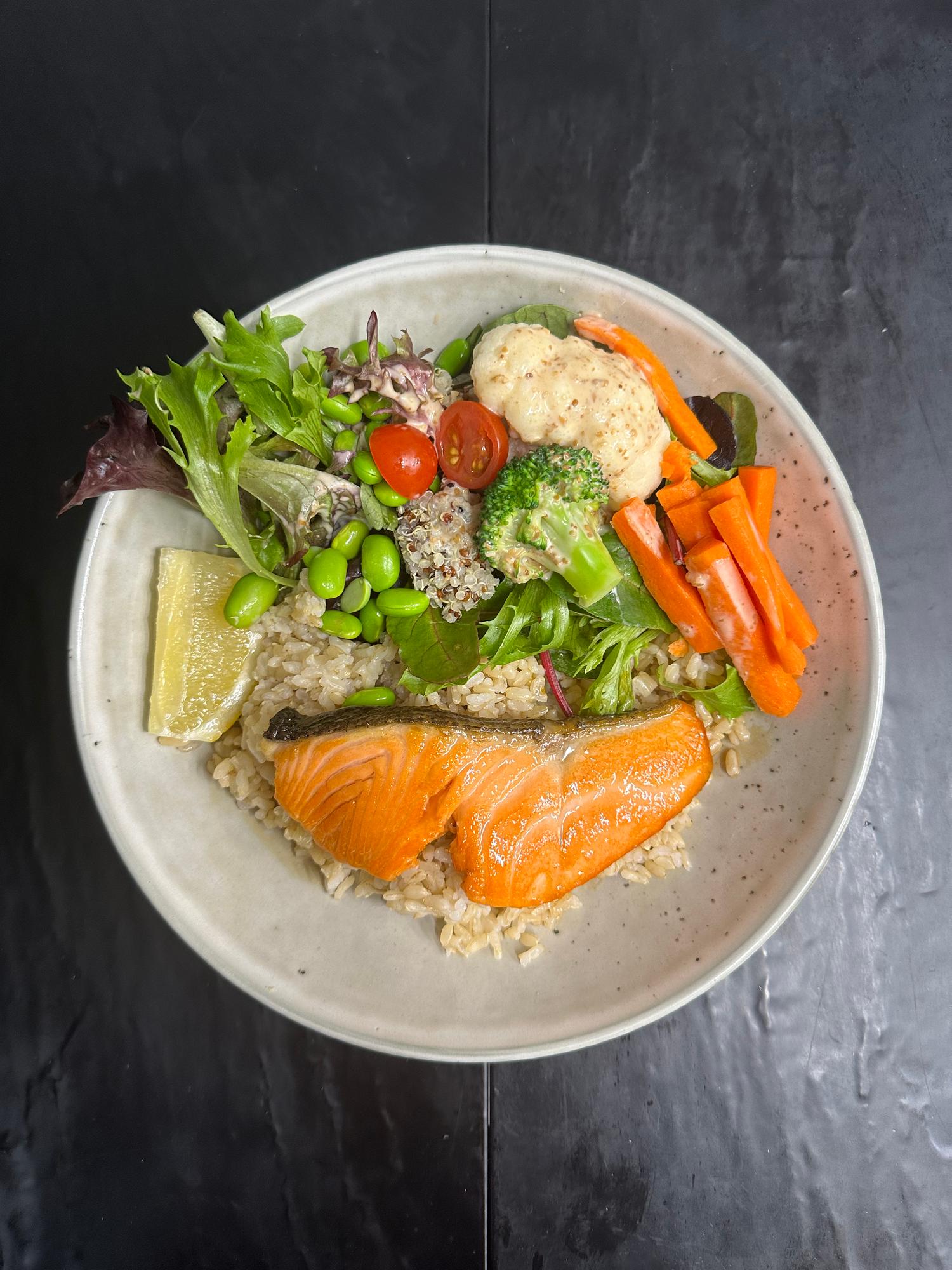 Miso King Salmon Bento Bowl (24oz)
