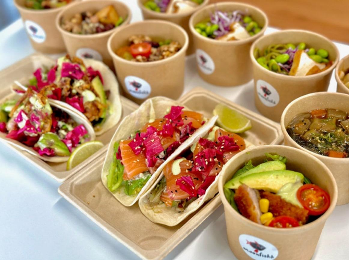 Taco Platter with Salad & Soup (Medium Package)