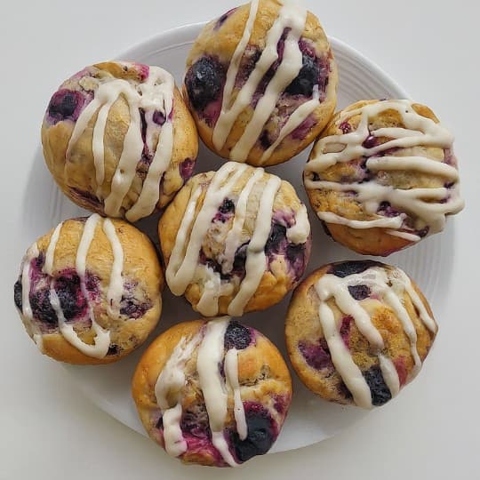 Native Muntrie Berry & Cashew Cream Muffins