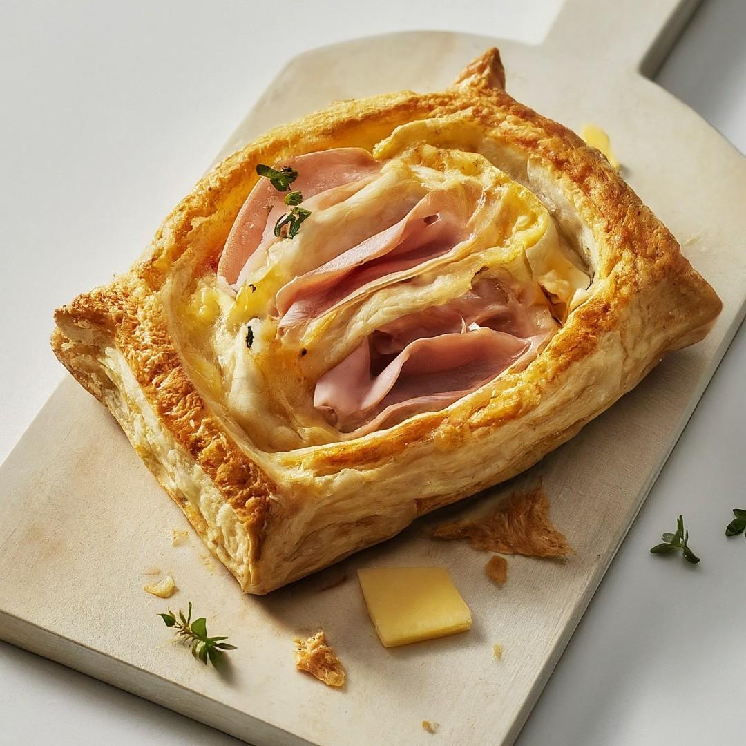Savoury scroll, Ham & Cheese