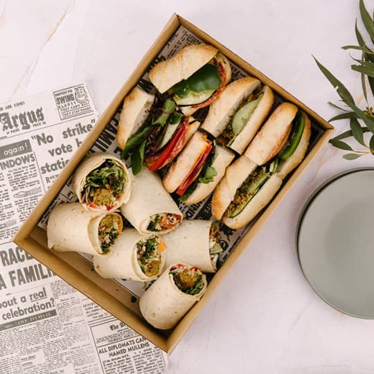 Vegetarian Wraps Platter