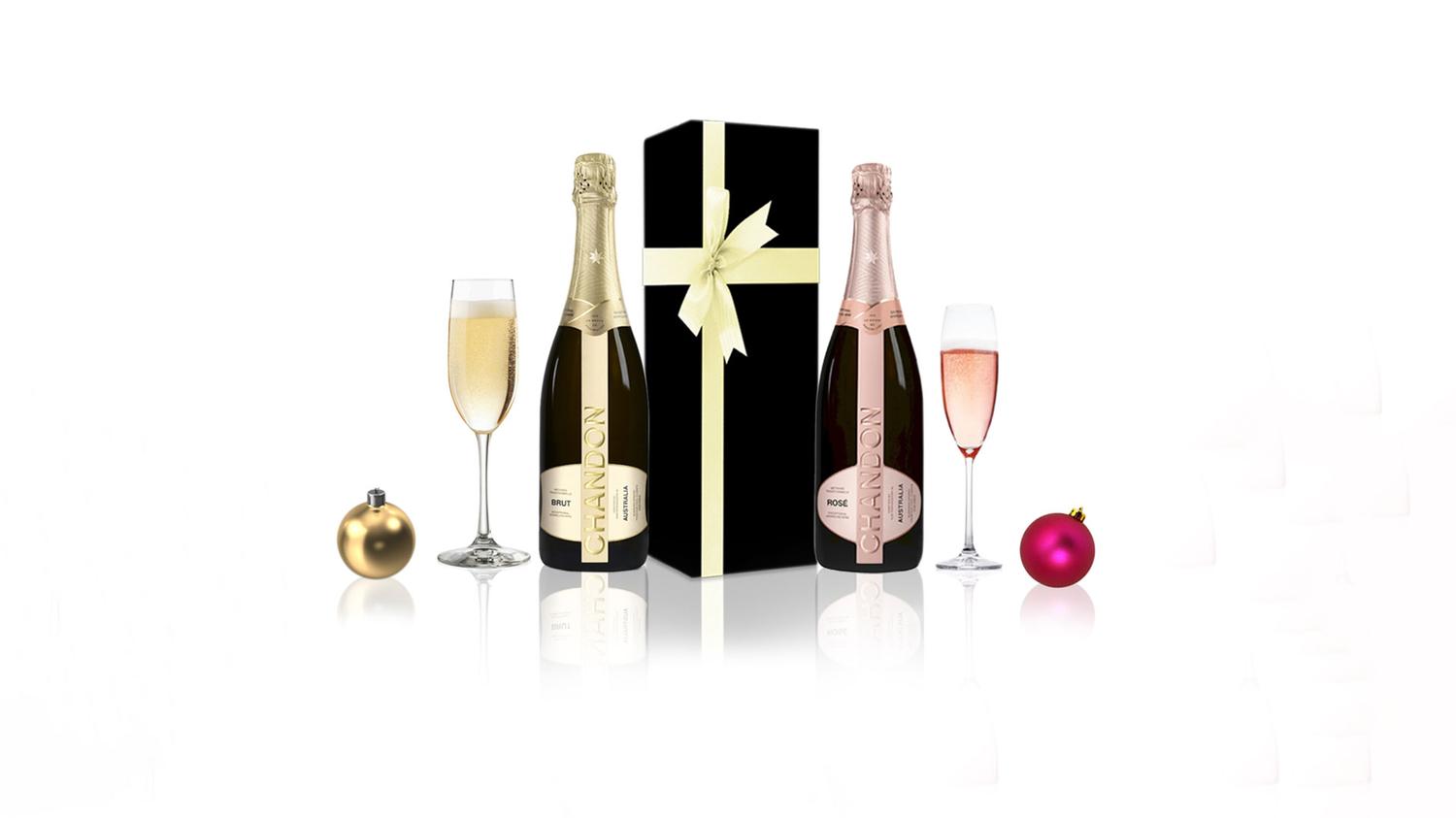 Chandon Gift Box Chandon Brut & Chandon Rose 750ml