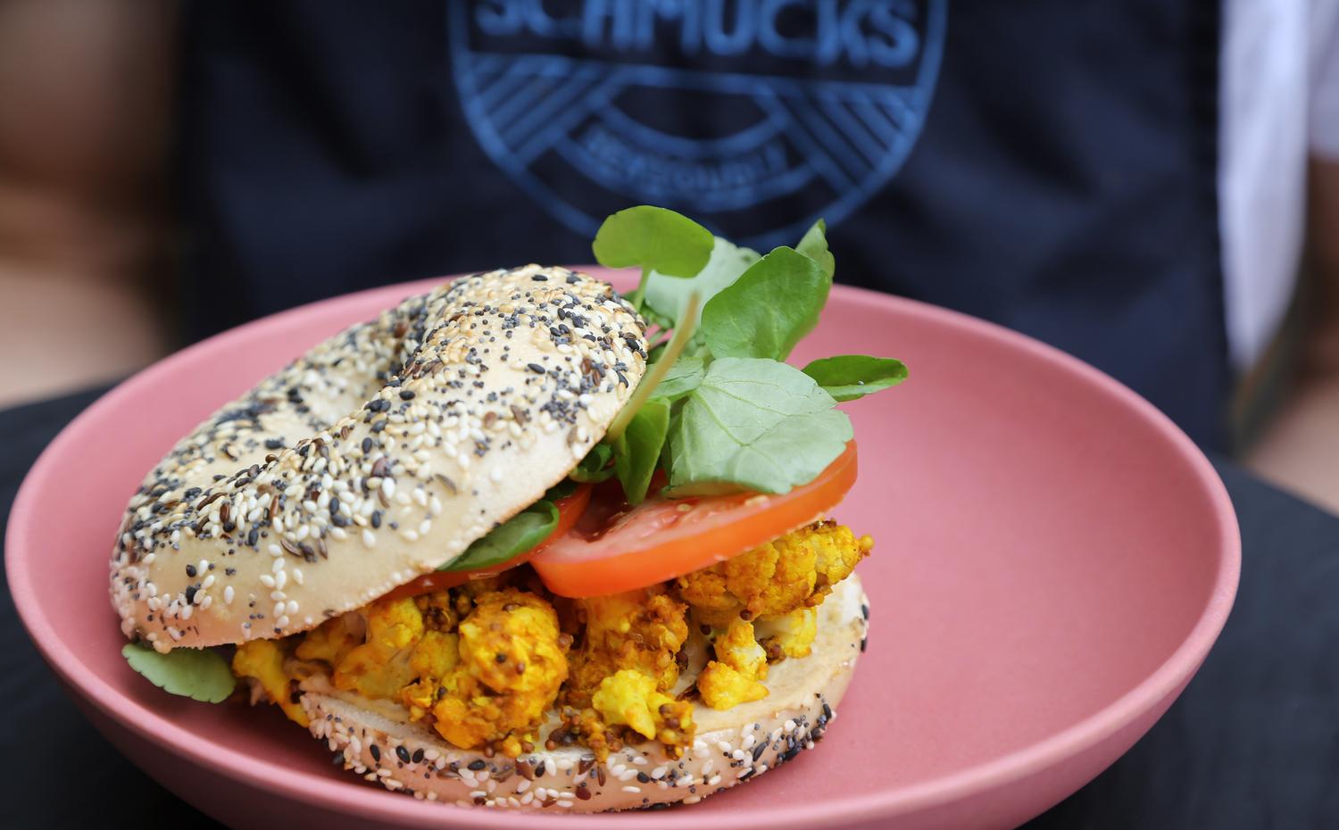 Hippie-Slicker Lunch Bagel