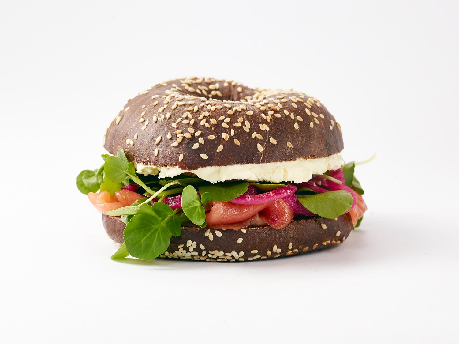 Miss u Lox Lunch Bagel