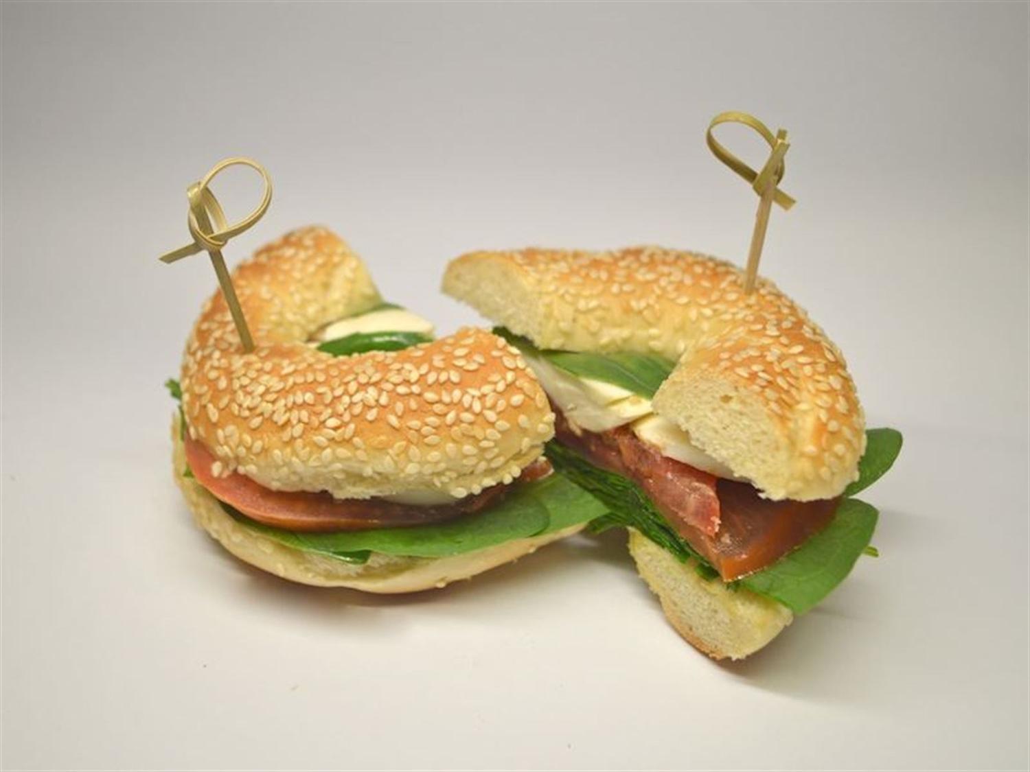 Large Vegetarian Bagel