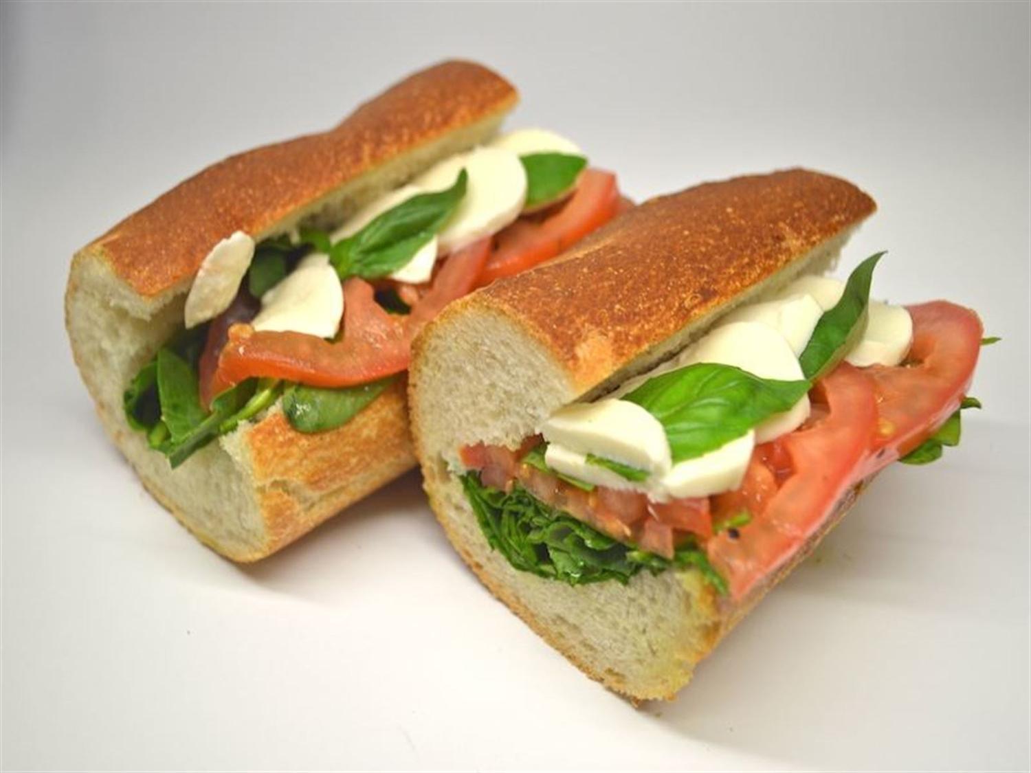 Large Vegetarian White Baguette