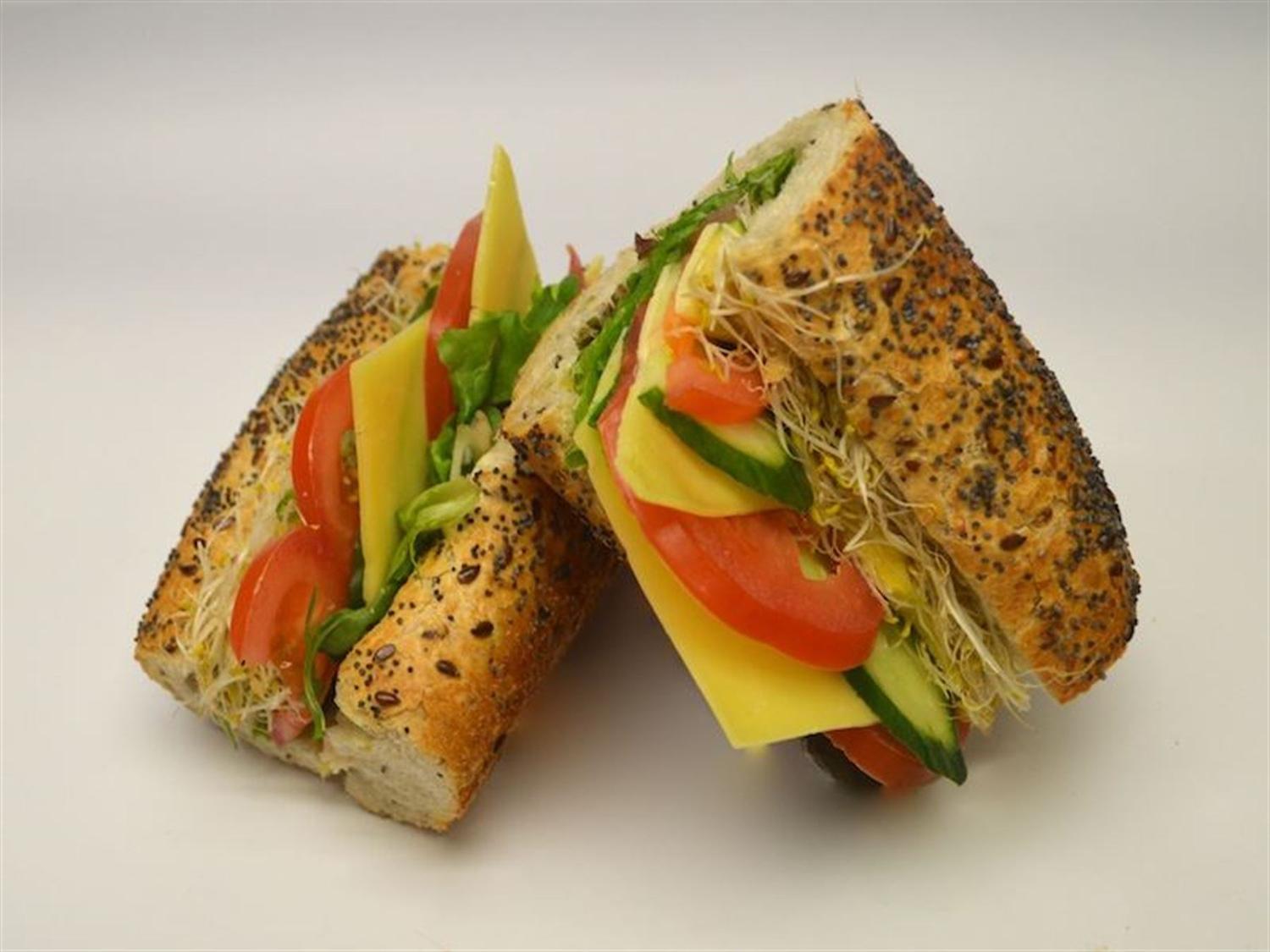 Large Vegetarian Multigrain Baguette