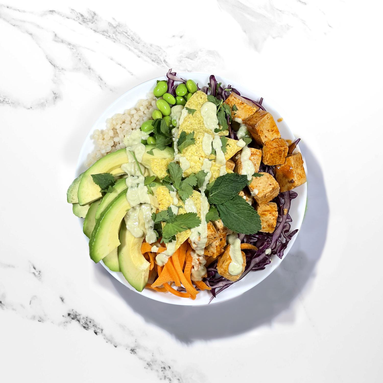 Mapo Tofu Salad Bowl