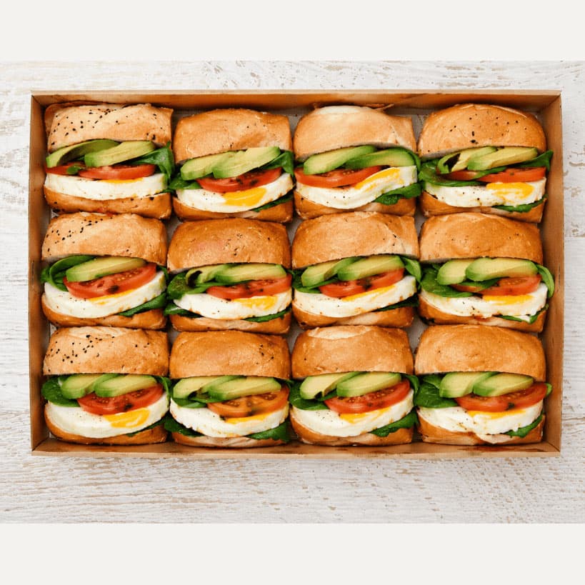 Large Turkish Roll Brekky Vegetarian Box (8 Pcs)