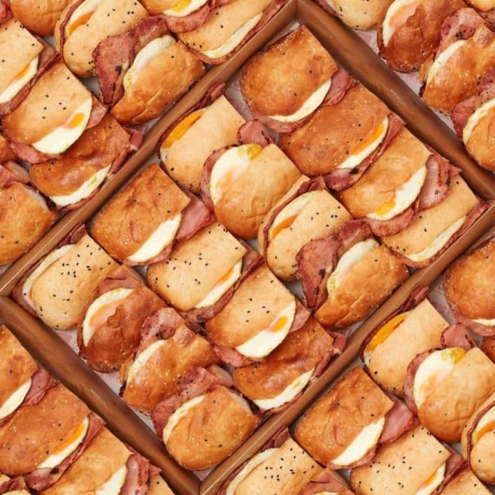 Large Turkish Roll Box Brekky Bacon & Egg (8 Pcs)