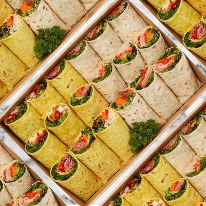 Wrap Box with Gourmet Fillings (20 Pieces)