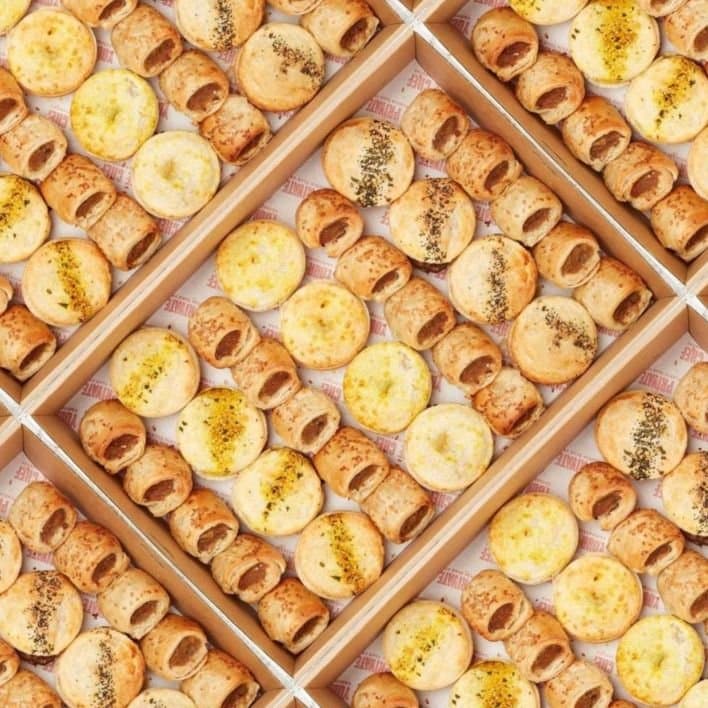 Gourmet Pie and Homemade Sausage Roll (36 Pieces)