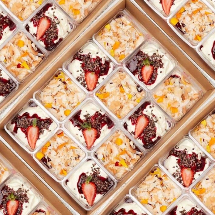 Granola & Berry Parfait Combo Platter (12 Pieces)