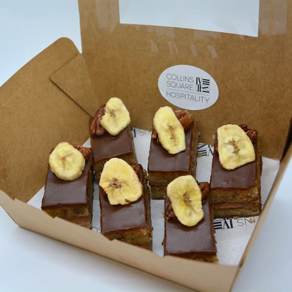 Mini Banana Chocolate Gateaux