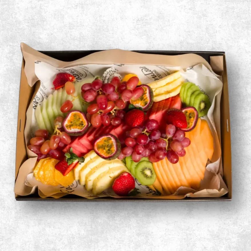 Fresh Seasonal Sliced Fruit Box